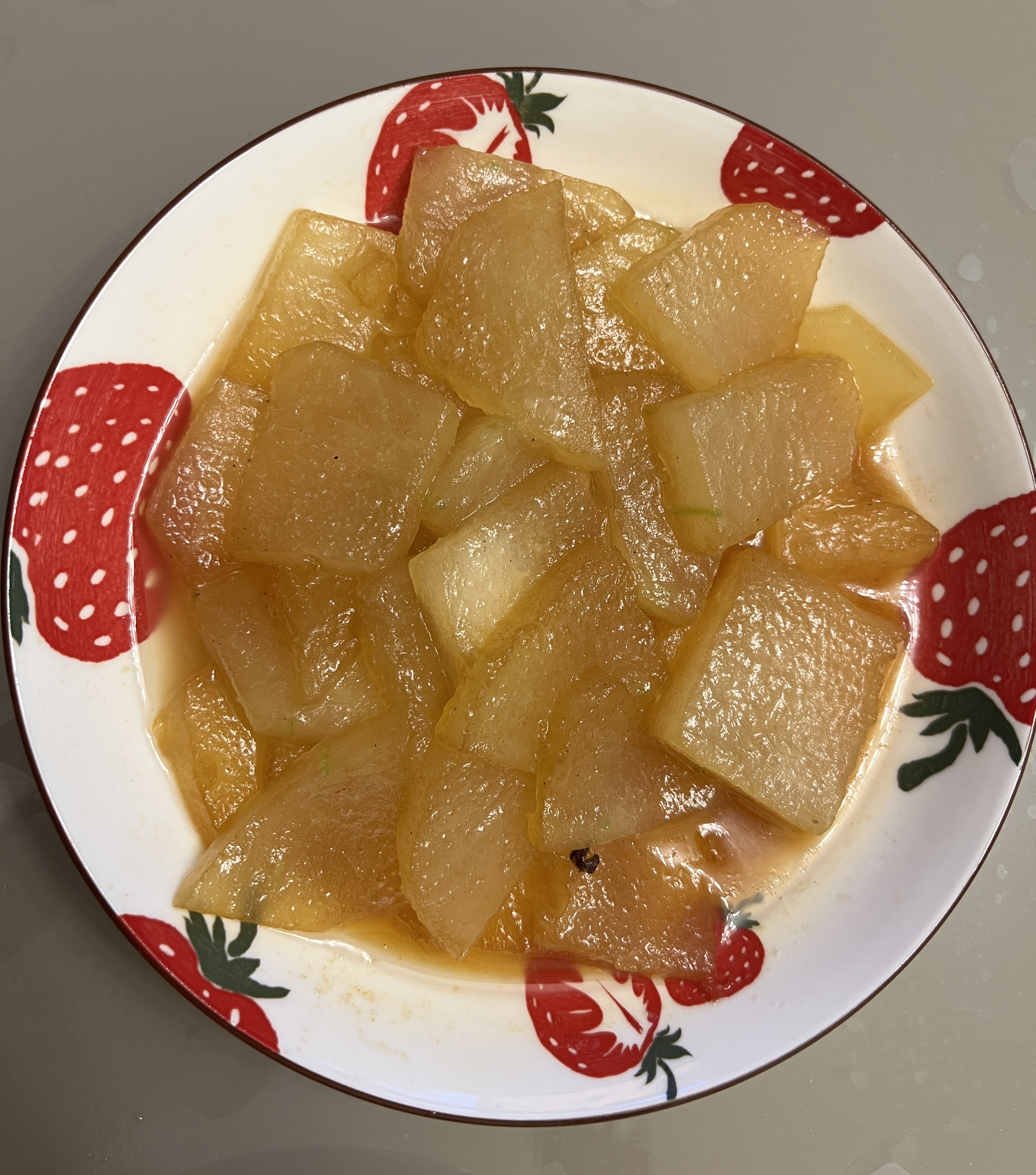 素炒冬瓜
